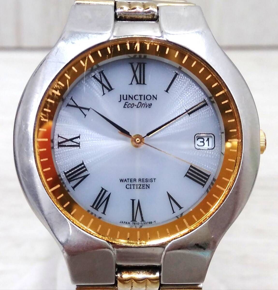 ジャンク CITIZEN シチズン JUNCTION 7871-L16657／910*** ソーラー