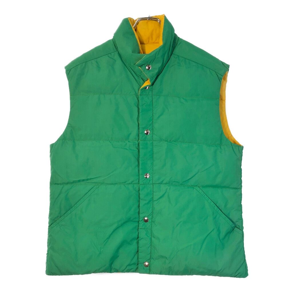 L 70s 80s USA製 SKYR ダウン ベスト リバーシブル L 70s 80s USA製 SKYR ダウン ベスト リバーシブル