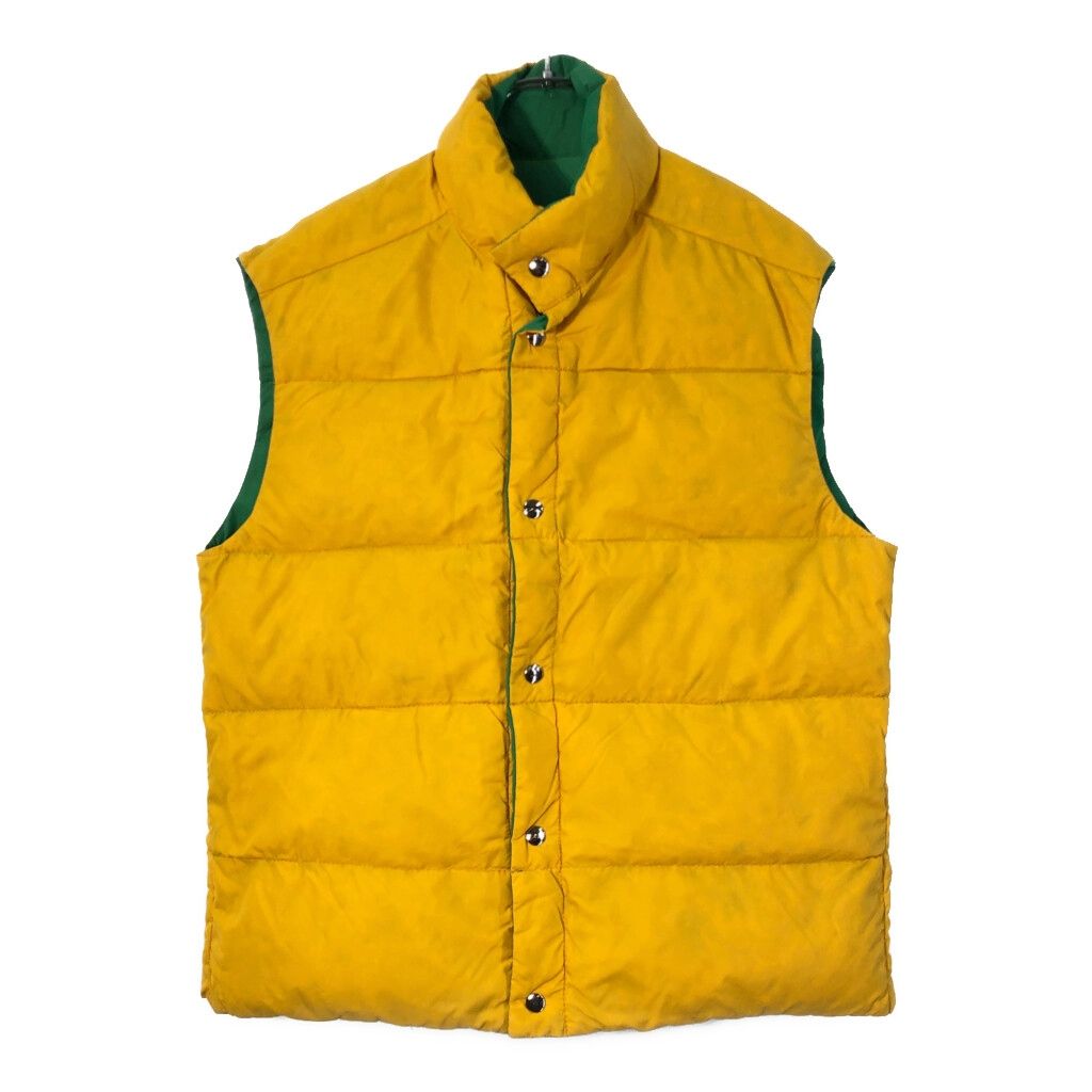L 70s 80s USA製 SKYR ダウン ベスト リバーシブル 70s 80s リバーシブル ダウンベスト Kmart サンフェード L 好配色