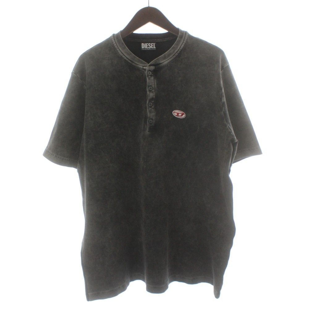 ディーゼル DIESEL タグ付き 23SS T-JUSTRIB Tシャツ 半袖 ヘンリー