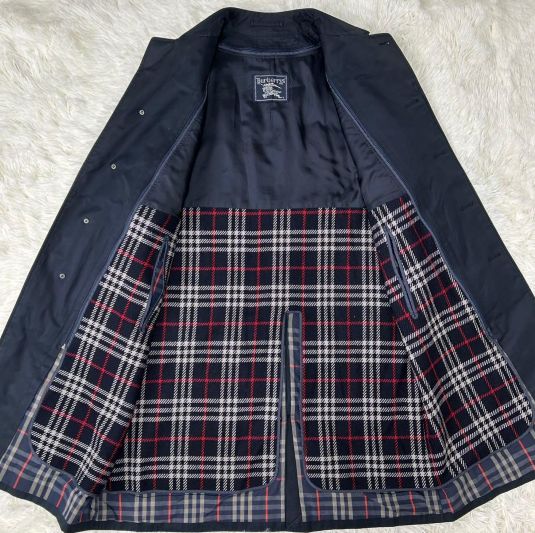 美品/L】BURBERRY バーバリー ステンカラーコート ロングコート