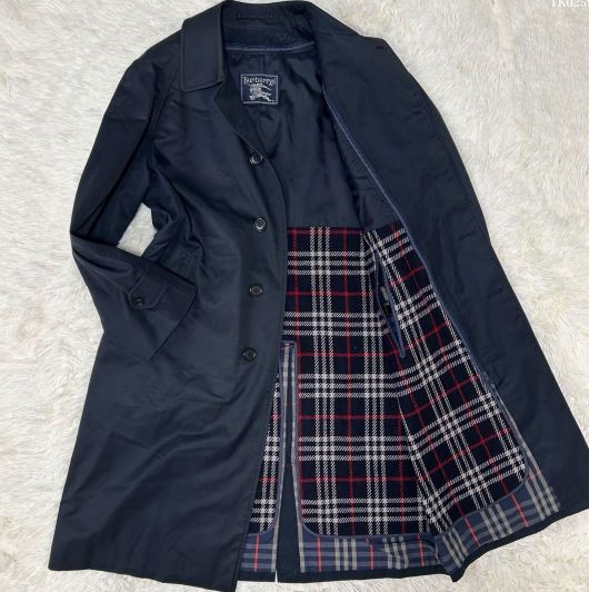 美品/L】BURBERRY バーバリー ステンカラーコート ロングコート