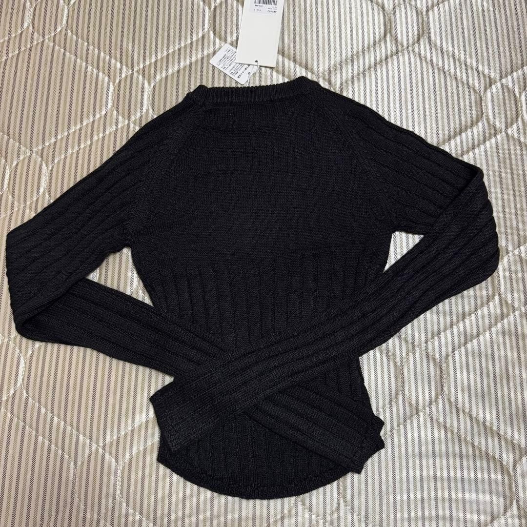 新品未使用 Mary logo knit tops black andmary - メルカリ