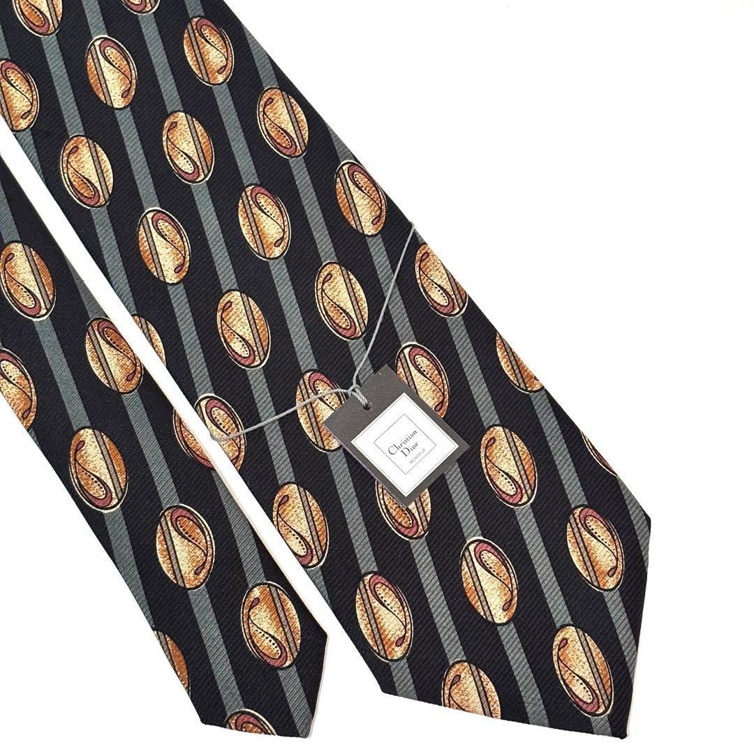 未使用！タグ付き✨ クリスチャンディオール ネクタイ ネイビー