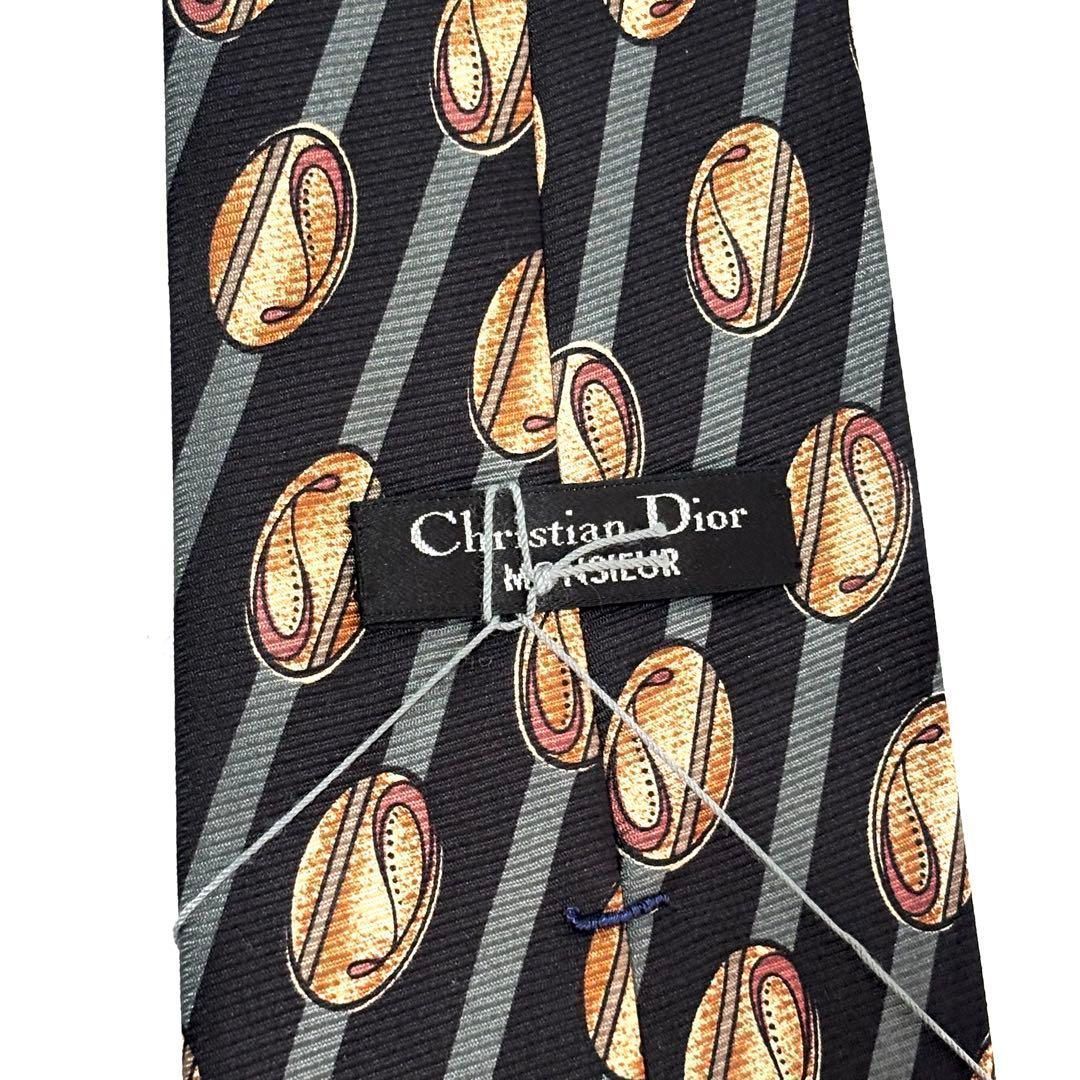 未使用！タグ付き✨ クリスチャンディオール ネクタイ ネイビー