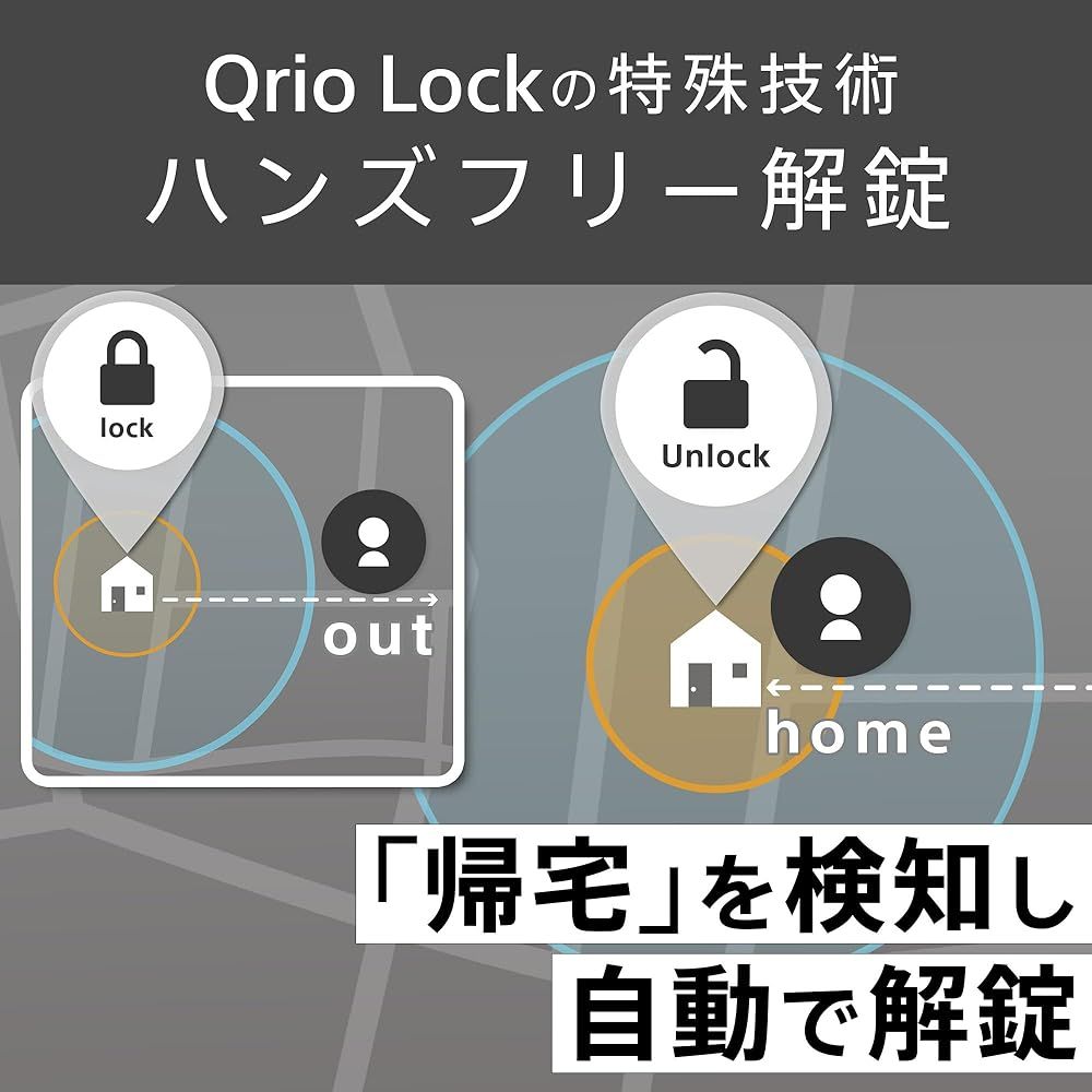 【開封済み未使用】Qrio Lock キュリオロック 楽天市場】【正規販売代理店】Qrio Lock ブラック・Qrio Hub・Key S