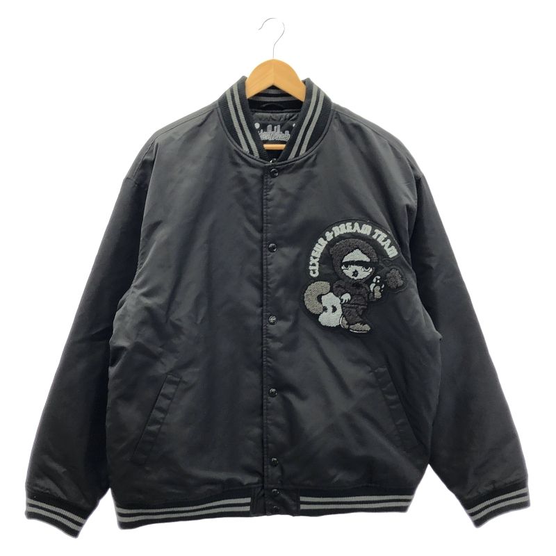 【中古】CIXEUR DREAMTEAM ZECS Bomber Jacket XL ブラック  CXDT-001 ドリームチーム シクサー ゼクス[66][240066180738] 中古】CIXEUR DREAMTEAM ZECS Bomber Jacket XL ブラック CXDT-001