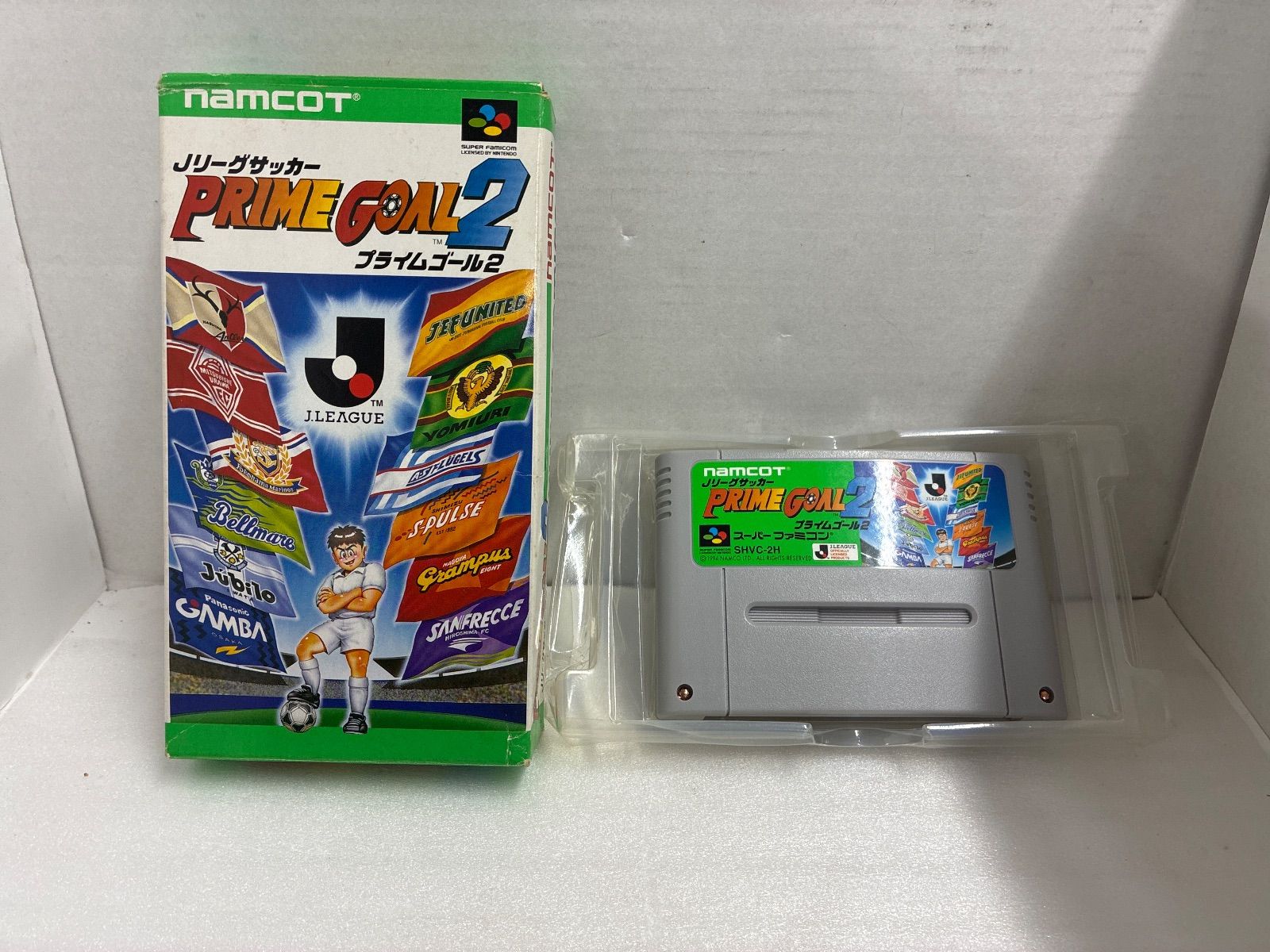 SFCソフト「プライムゴール」中古動作品の出品です。 Jリーグサッカー プライムゴール3 スーパーファミコン ソフト 動作確認