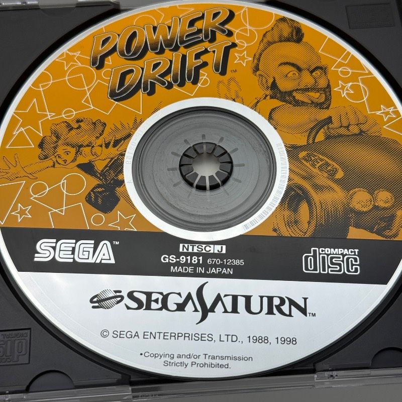 ☆希少 動作良好☆セガサターン SEGA AGES パワードリフト POWER DRIFT