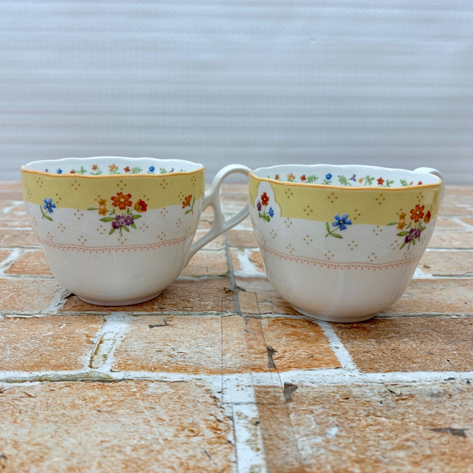 Noritake ノリタケ TRUE LOVE ペアカップ＆ソーサー USED現状品 YMO1