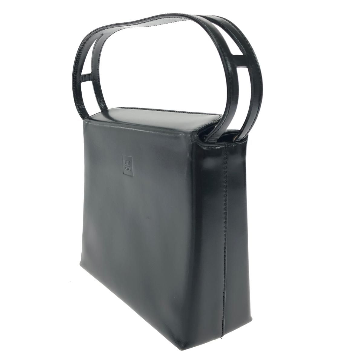 GIVENCHY ジバンシィ フォーマルバッグ レザー ブラック レディース