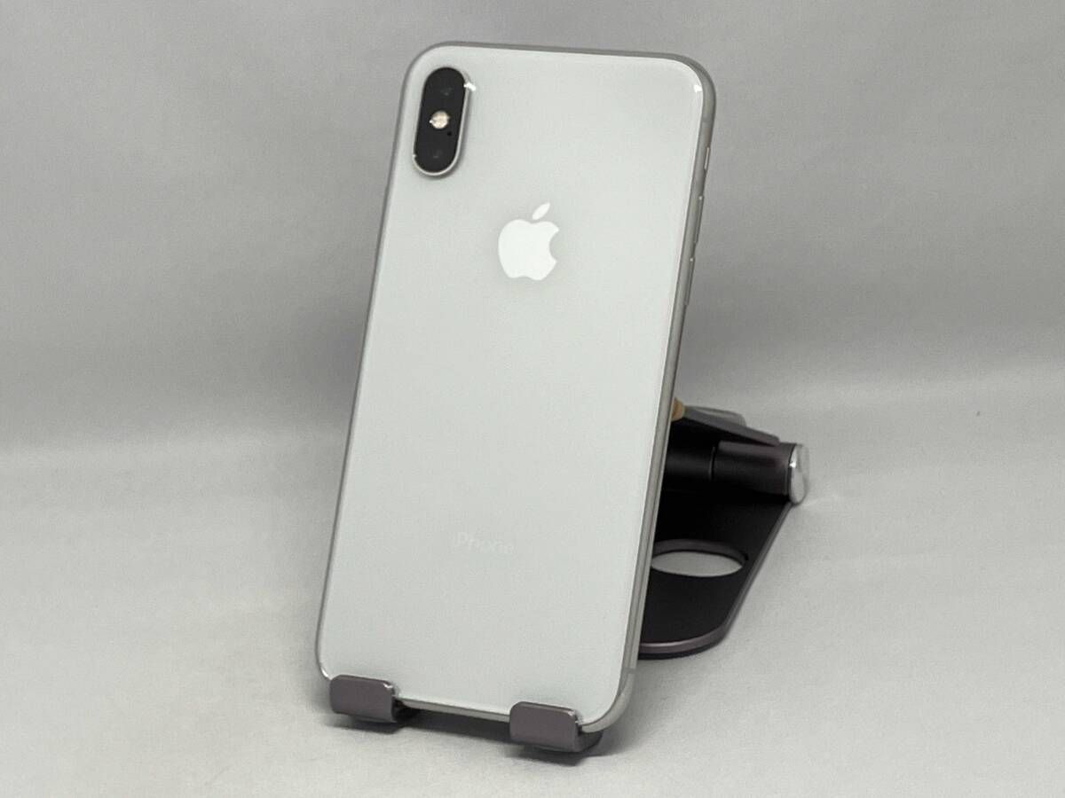 iPhoneXs 256GB シルバー SIMロックありau iPhone Xs Silver 256 GB au（Simロック解除済み） iPhone au 256GB 品