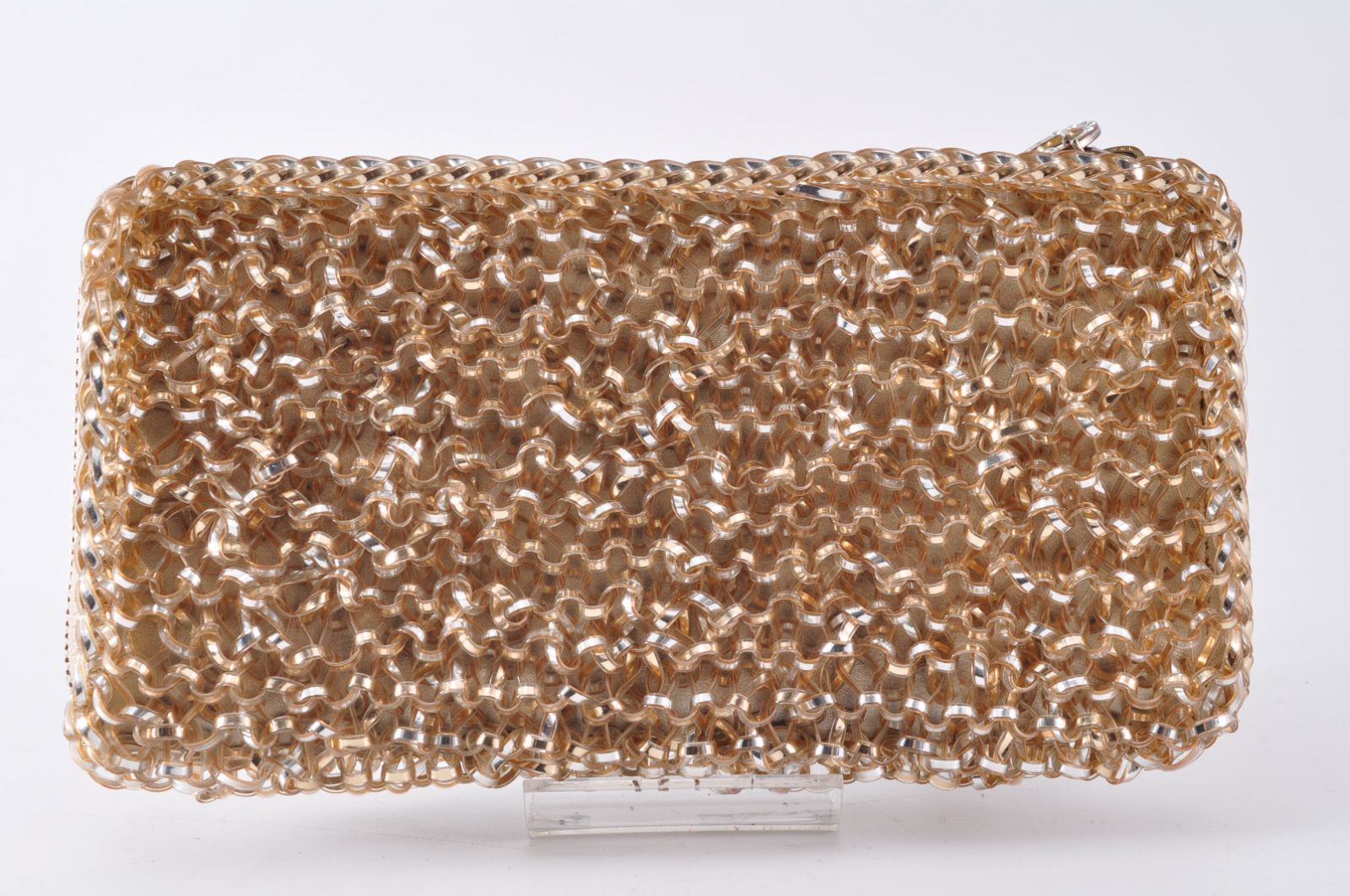 極美品　アンテプリマ　ワイヤー　長財布　ゴールド　パール★ ミスクリオ パール/ロングウォレット/シャンパンゴールド ｜ 【公式