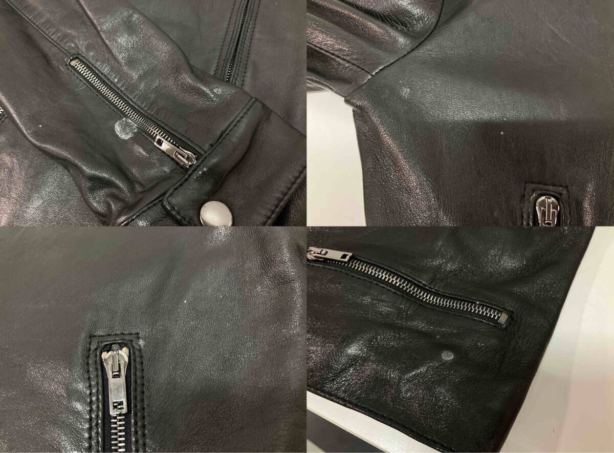 DOLCE&GABBANA G9K91L/FULQ5 シングルライダース ラムレザージャケット