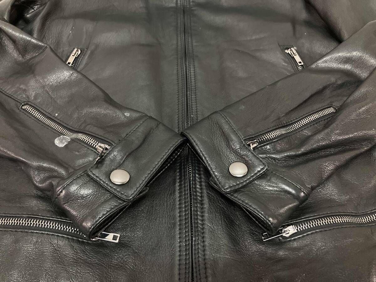 DOLCE&GABBANA G9K91L/FULQ5 シングルライダース ラムレザージャケット