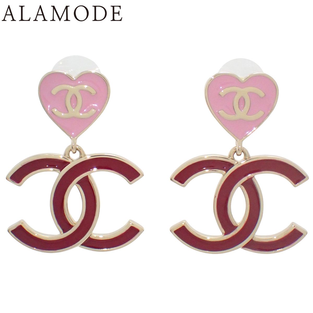 CHANEL(シャネル) ココマーク ピアス ABE035 メタル(GP) ピアス