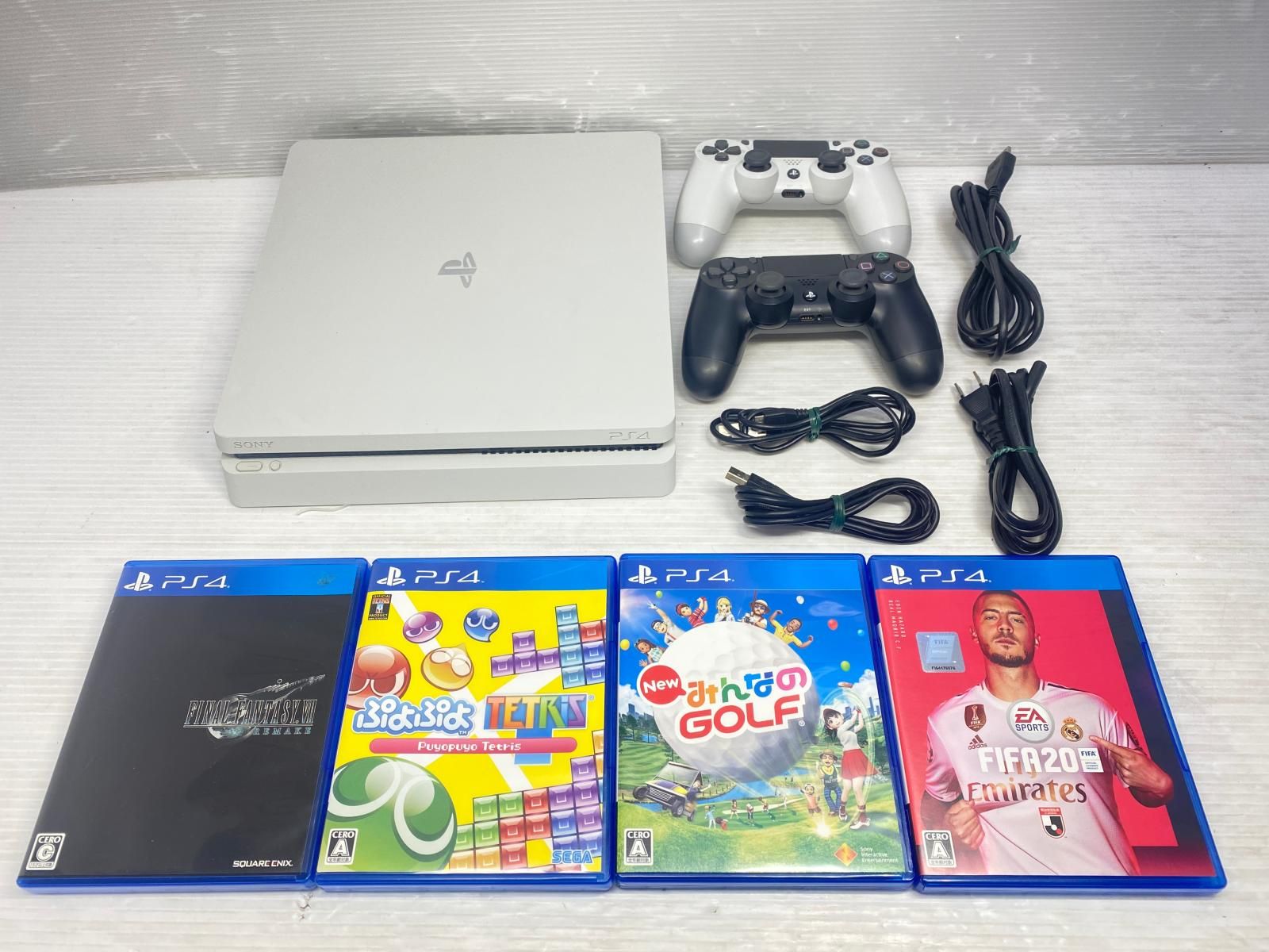 品 ソニー SONY PS 4 本体 500 GB コントローラー ゲームソフト4本セット ○YR 19766○