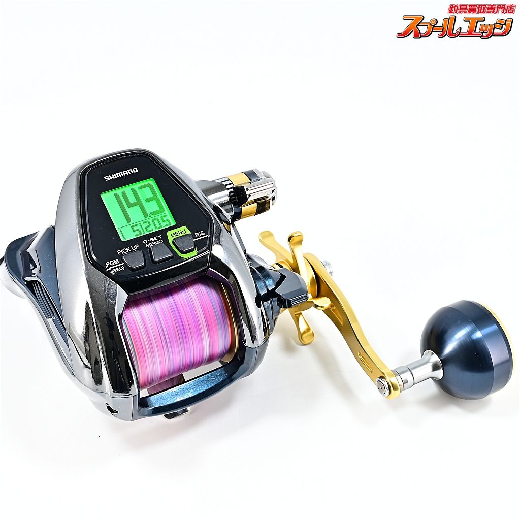 【シマノ】 16ビーストマスター 3000XS 使用距離16.7km 使用26.5時間