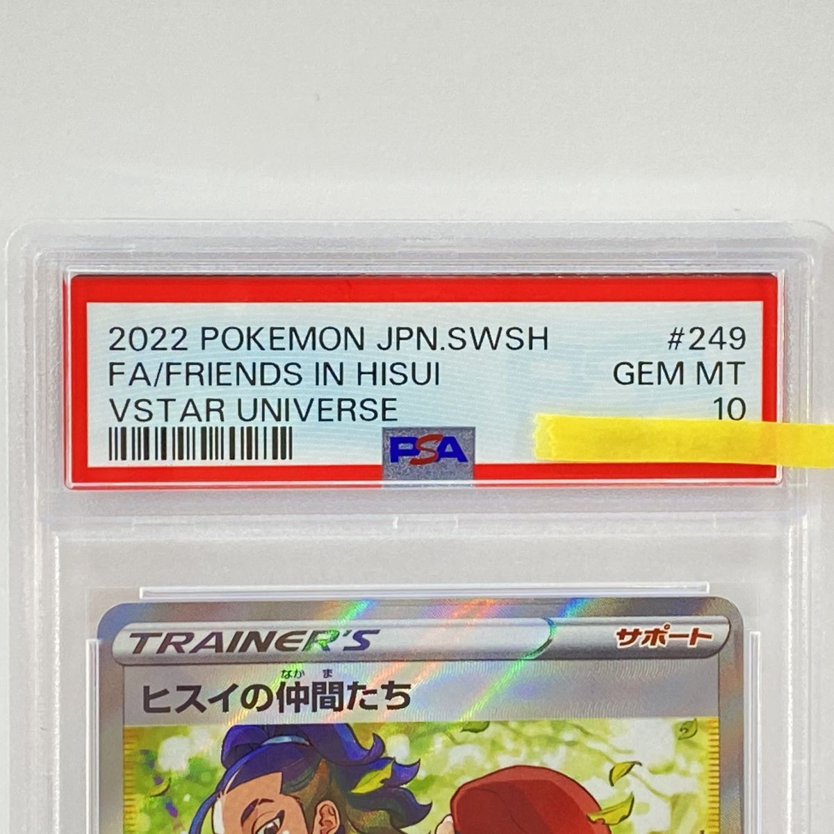 PSA10】ポケモンカード ヒスイの仲間たち s12a 249/172 SR 鑑定品
