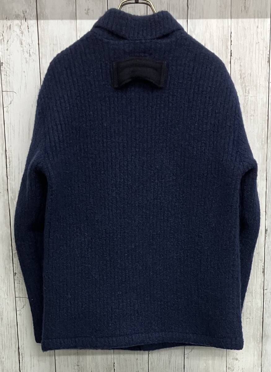 BLUE BLUE 圧縮ウールニットジャケット ブルーブルー ネイビー size2