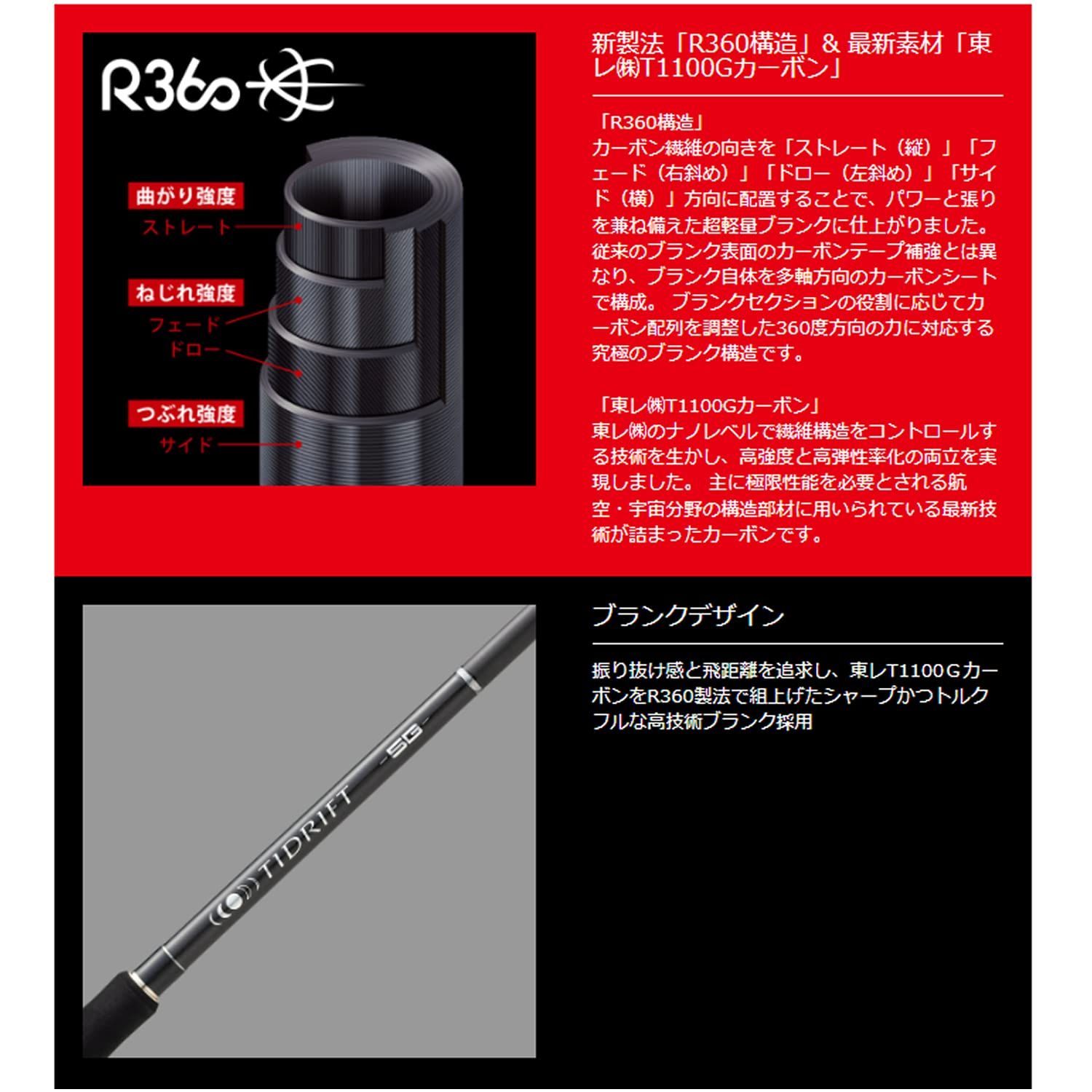 メジャークラフト シーバスバロッド タイドリフト 5 G TD 各種 2025年モデル