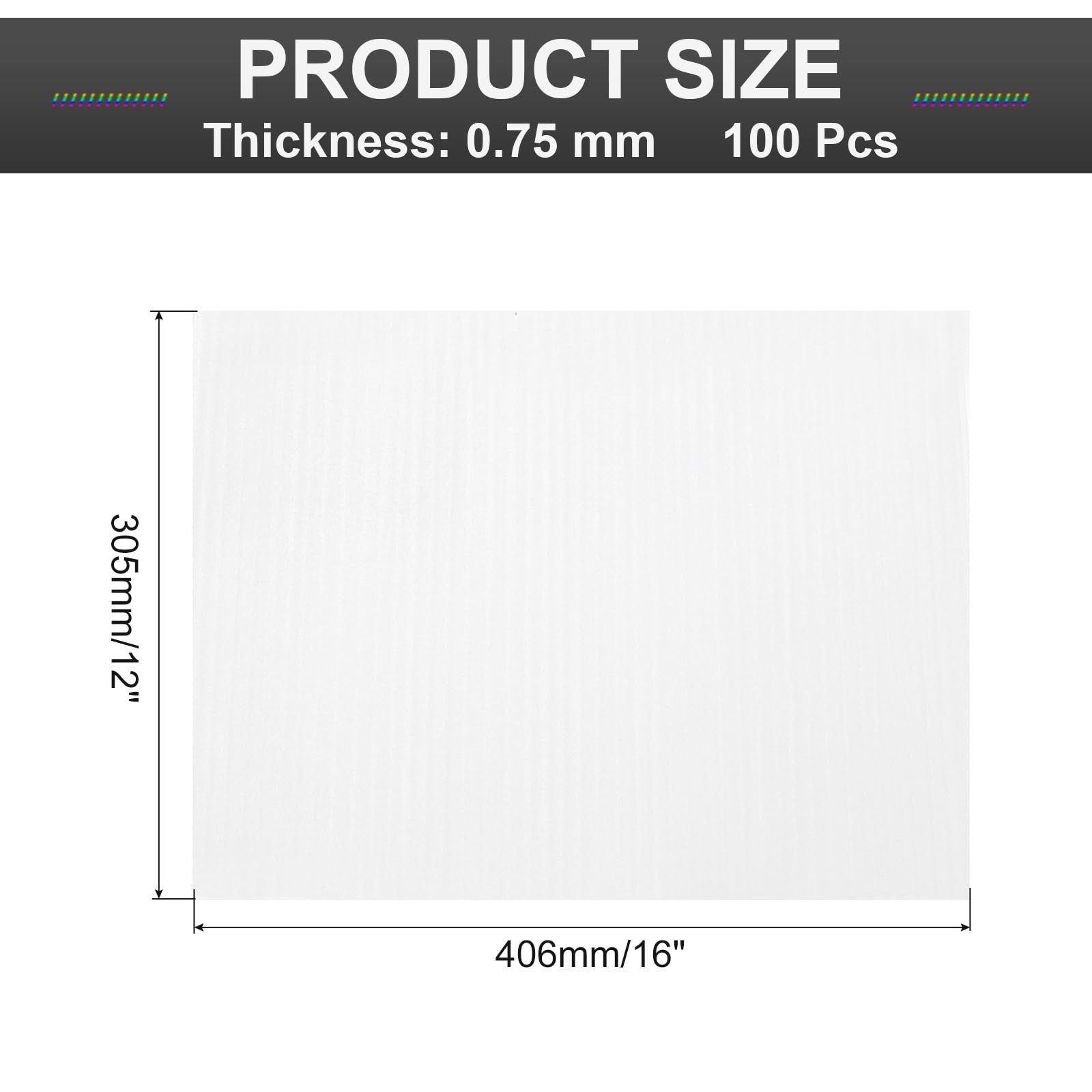 uxcell フォームポーチ 305 x 406 mm 緩衝材 カットシートタイプ 耐衝撃フォームバッグ 包装袋 食器家具グラスカップ 移動収納用