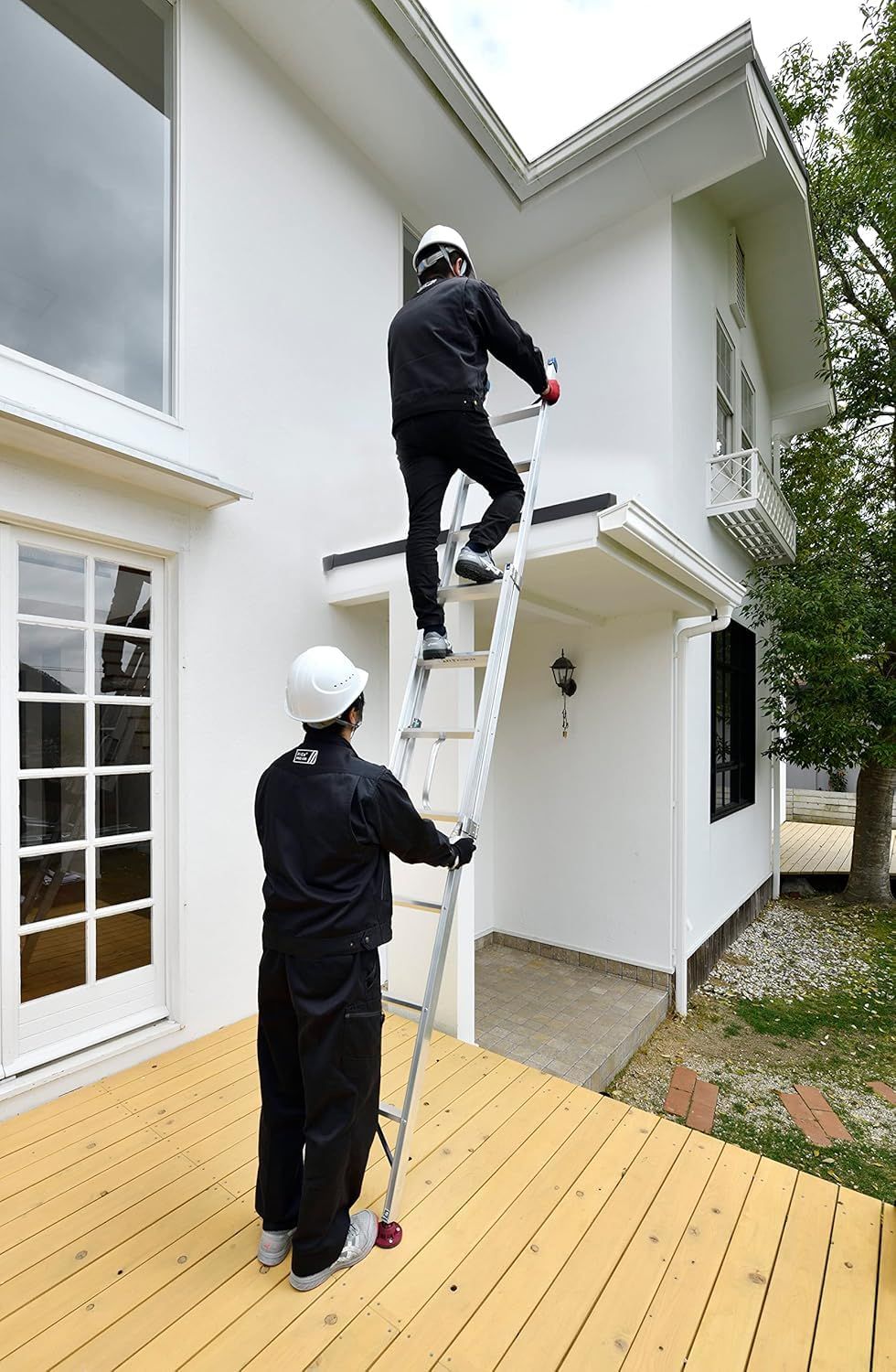  ピカ PiCa ピカコーポレイション プッシュアップ式 2連はしご 全長4 m ドームジョイントタイプ 2 SWA-D 40 C 脚立 踏み台 脚立 はしご 足場