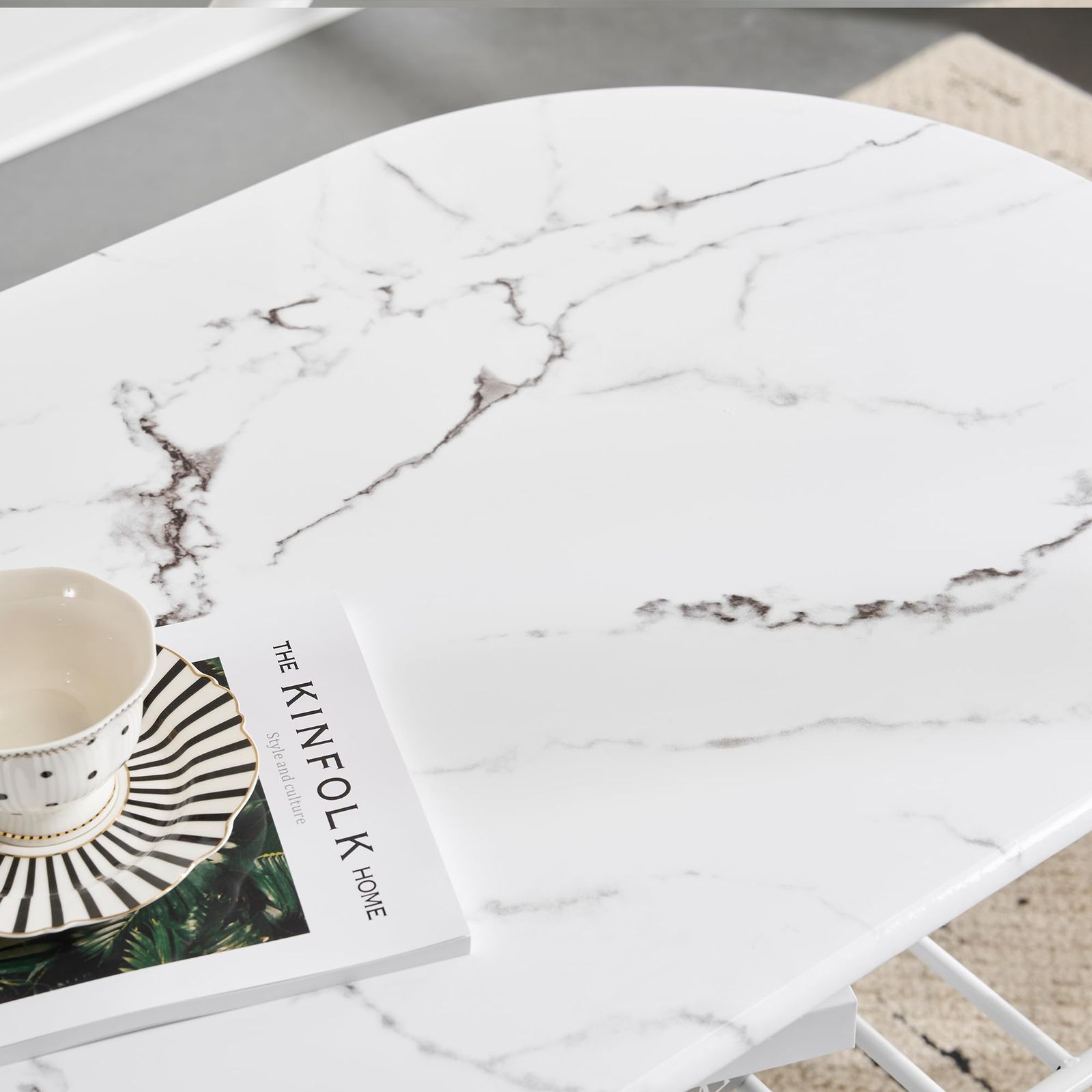 新品 オーエスジェイ(OSJ) 円形 ダイニング 3点セット ダイニング