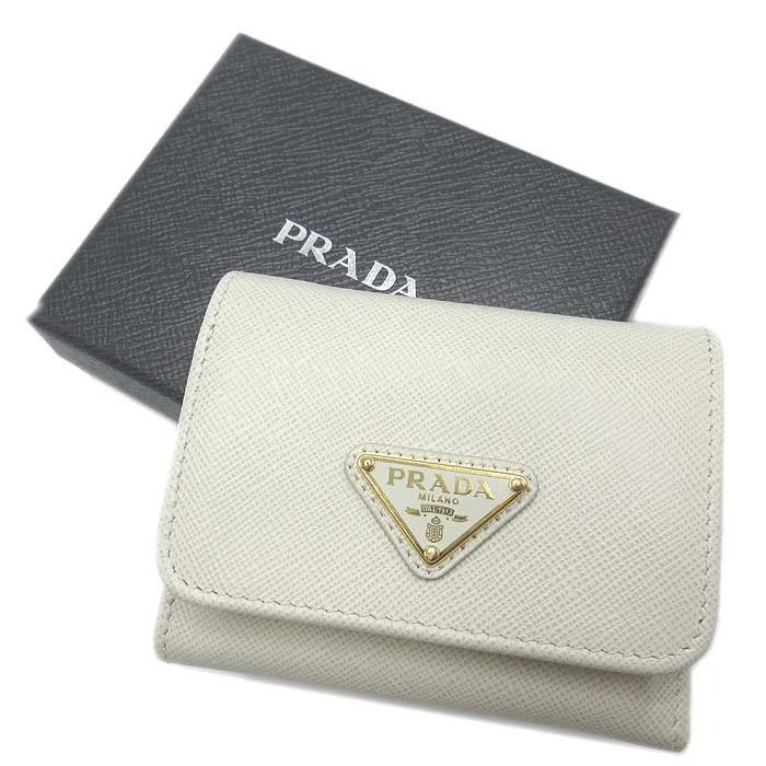 新品】プラダ 財布 三つ折り財布 (小銭入れ有り) PRADA PORTAF.PICCOLO