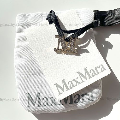 新品未使用 マックスマーラ MAXMARA 2026新作! クリスタル ブローチ M
