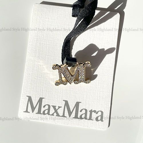 新品未使用 マックスマーラ MAXMARA 2026新作! クリスタル ブローチ M