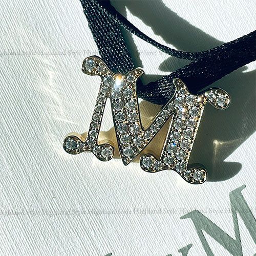 新品未使用 マックスマーラ MAXMARA 2026新作! クリスタル ブローチ M