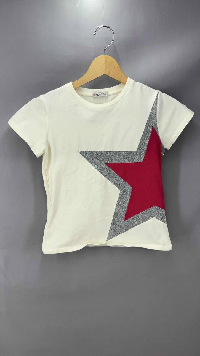 ☆ MONCLER モンクレール 半袖Tシャツ Star キッズ 140cm ホワイト 夏