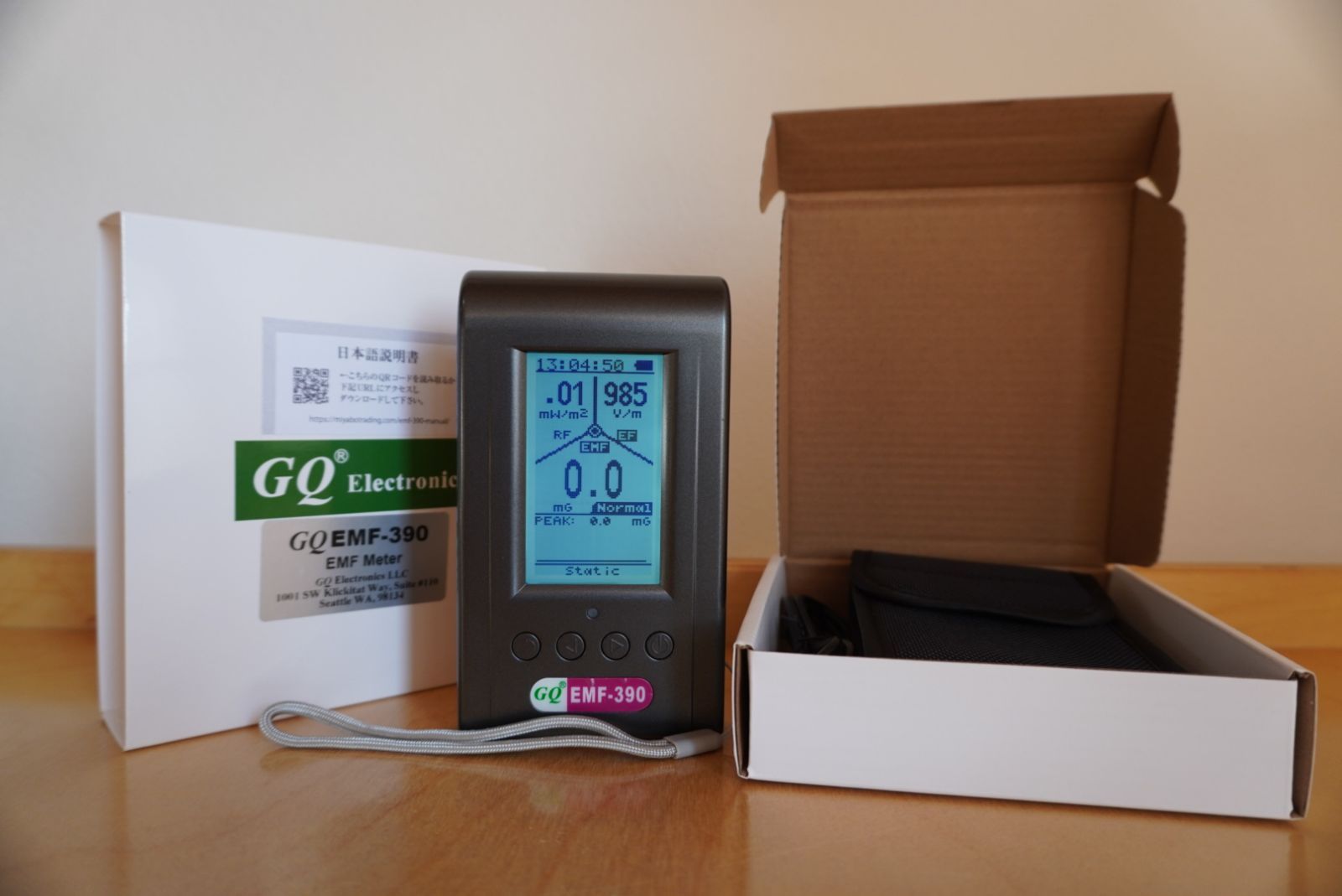 大特価】電磁波測定器 電磁波計 GQ EMF-390 5G対応 マルチフィールド