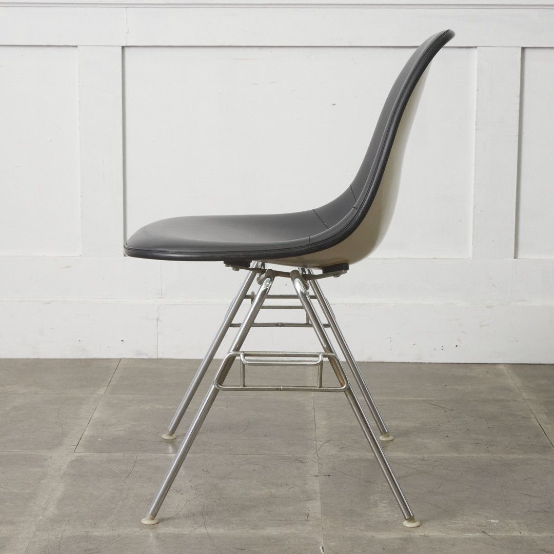 【Herman Miller】ハーマンミラー／イームズサイドシェルチェア　廃盤品 ハーマンミラー Herman Miller サイドシェルチェア 2nd ナウガレザー