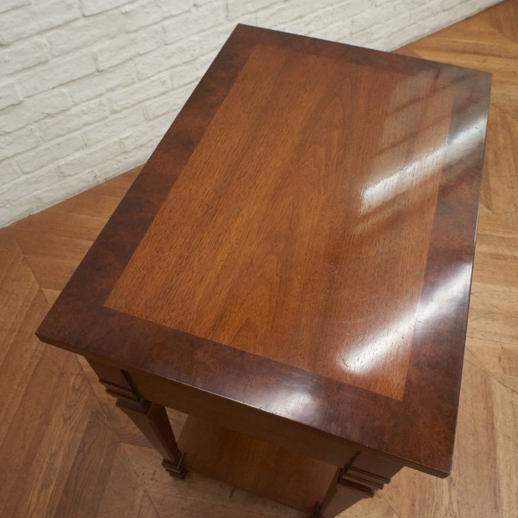 美品　ドレクセルヘリテイジ フランチェスカ サイドテーブル 　　ナイトテーブル 定29万 DREXEL HERITAGE フランチェスカ 電話台 クラシック サイド