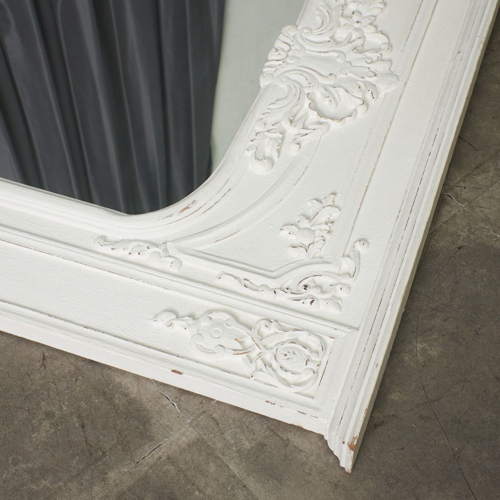 アンティーク ウォールミラー シャビー ペイント 壁掛け 鏡 大型