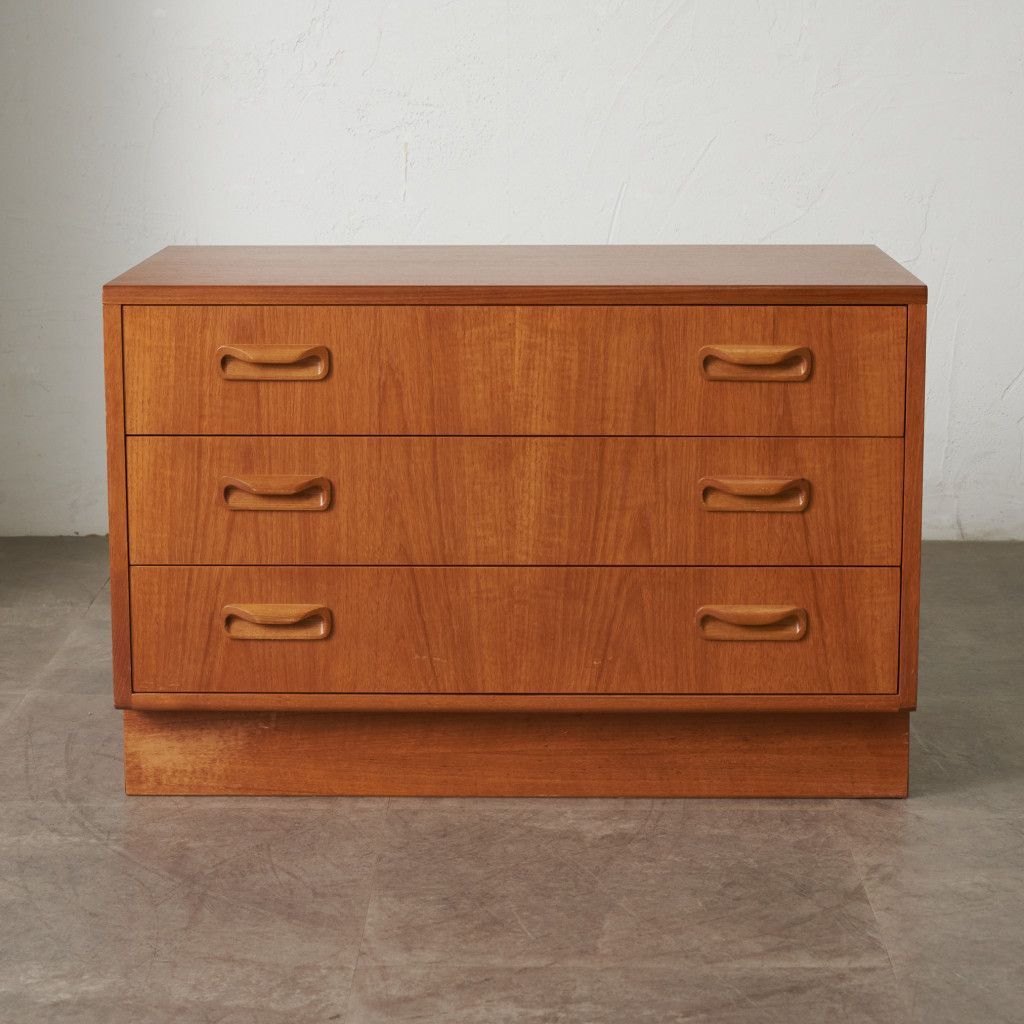 ヴィンテージ ヴィンテージ G-PLAN ジープラン チーク 3段チェスト