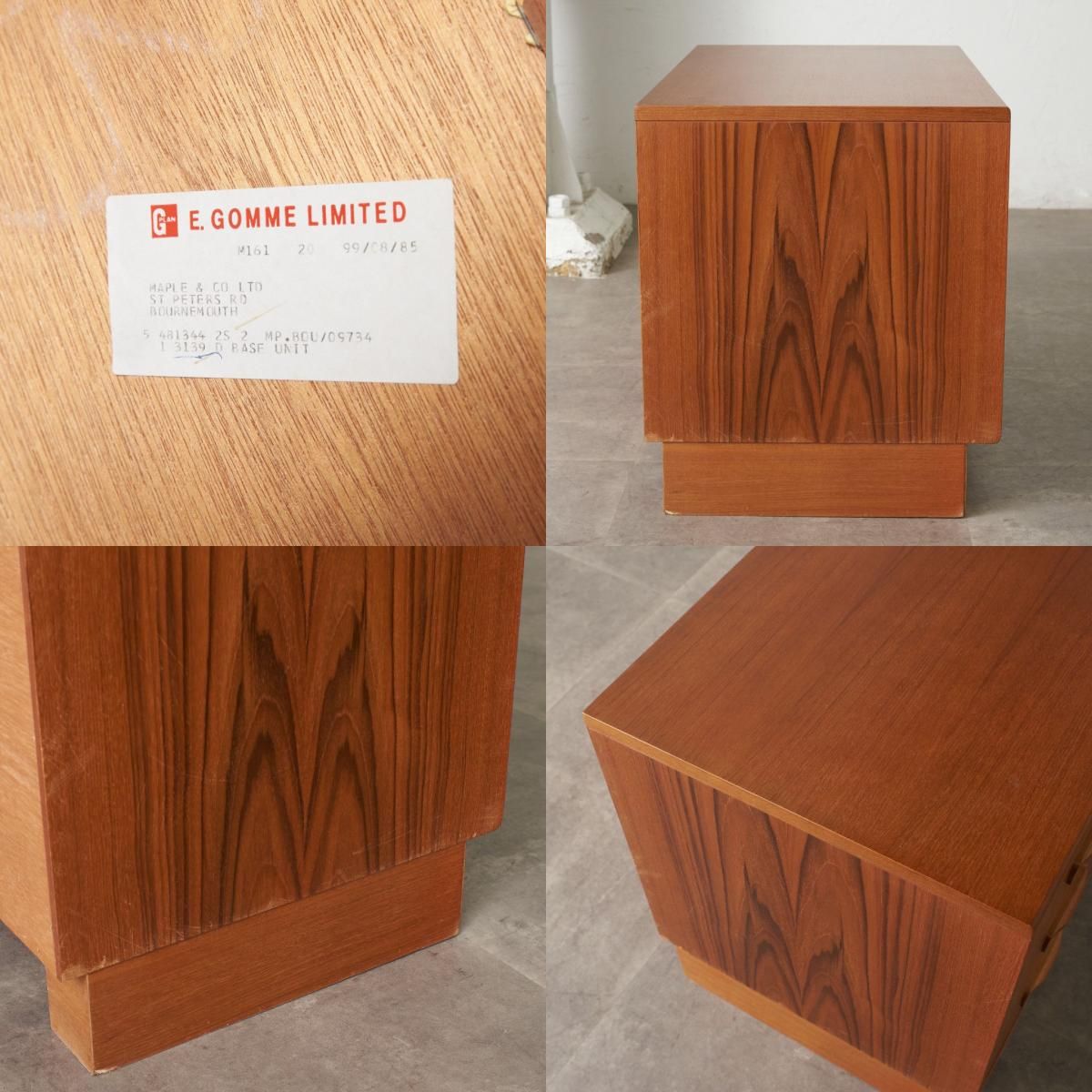 G-PLAN Fresco ヴィンテージ チェスト チーク 3段 英国 ジープラン