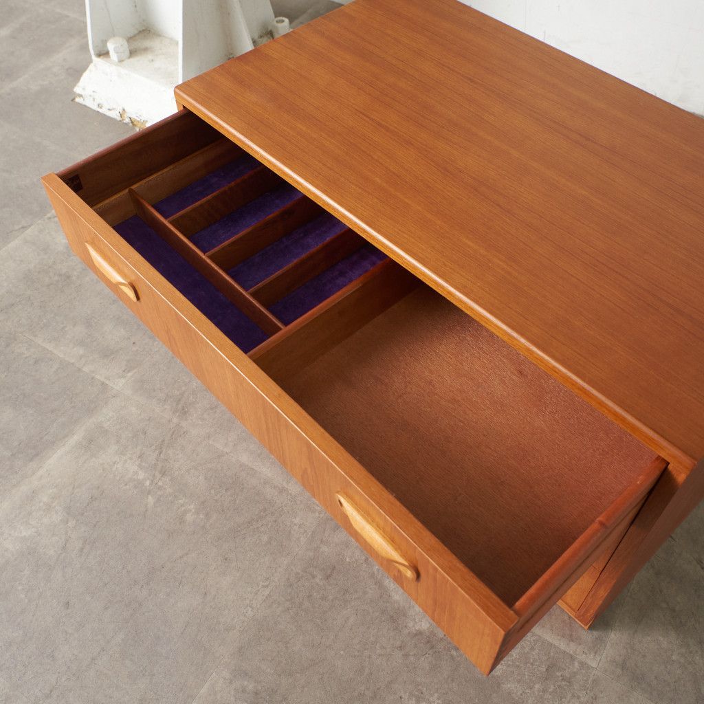 G-PLAN Fresco ヴィンテージ チェスト チーク 3段 英国 ジープラン