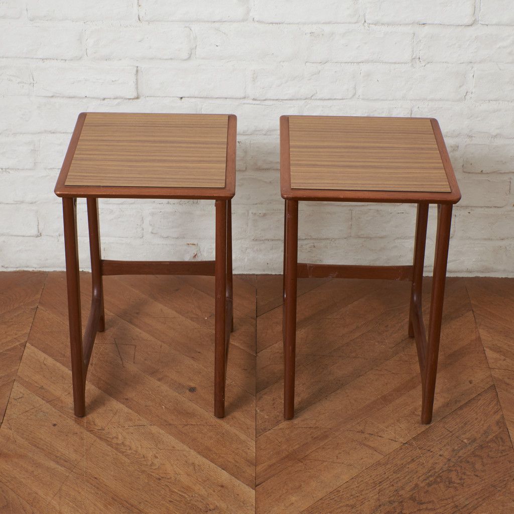 送料別売】2点セット オールドマルニ 孔雀 サイドテーブル maruni