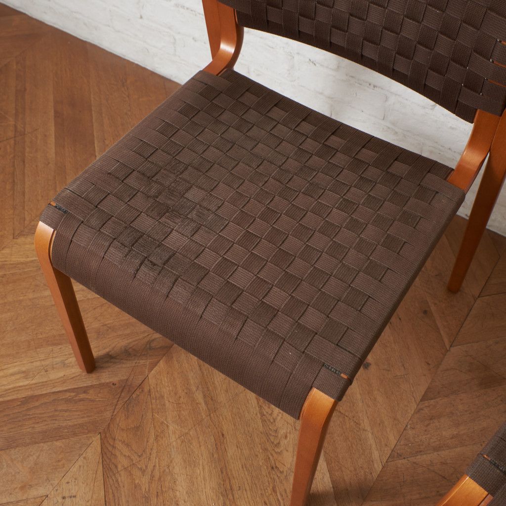 2脚セット arflex NT アームレス チェア アルフレックス 布テープ張り