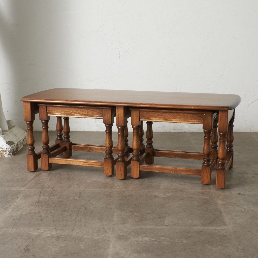 ERCOL ネスト コーヒーテーブル エルム センターテーブル ネスト