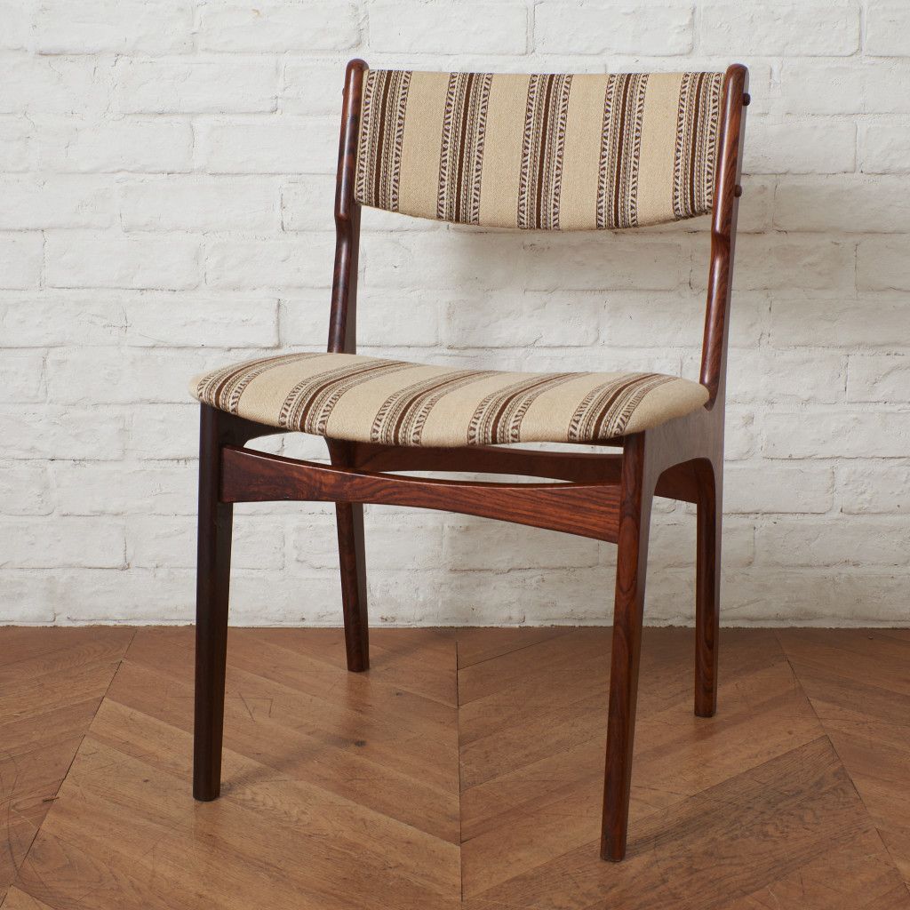 デンマーク 製 ダイニングチェア 北欧 ヴィンテージ ローズウッド 食卓