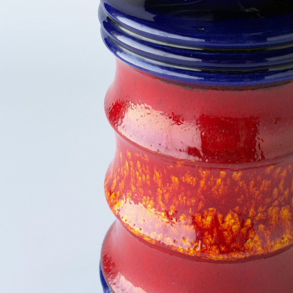 西ドイツ German Art Pottery ヴィンテージ フラワーベース Scheurich