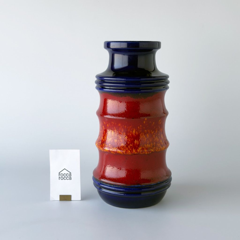 西ドイツ German Art Pottery ヴィンテージ フラワーベース Scheurich