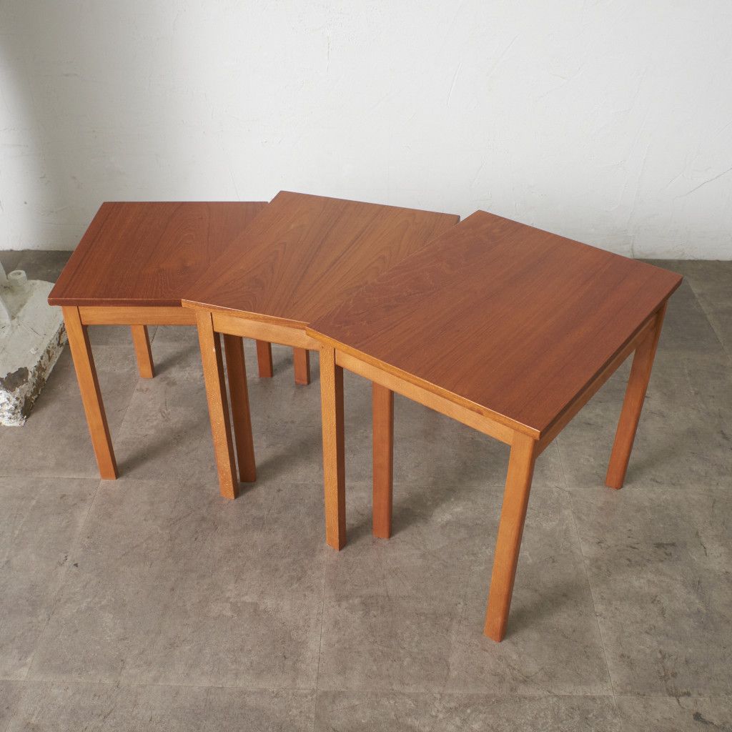 イギリス ヴィンテージ ネストテーブル 北欧 スタイル サイドテーブル