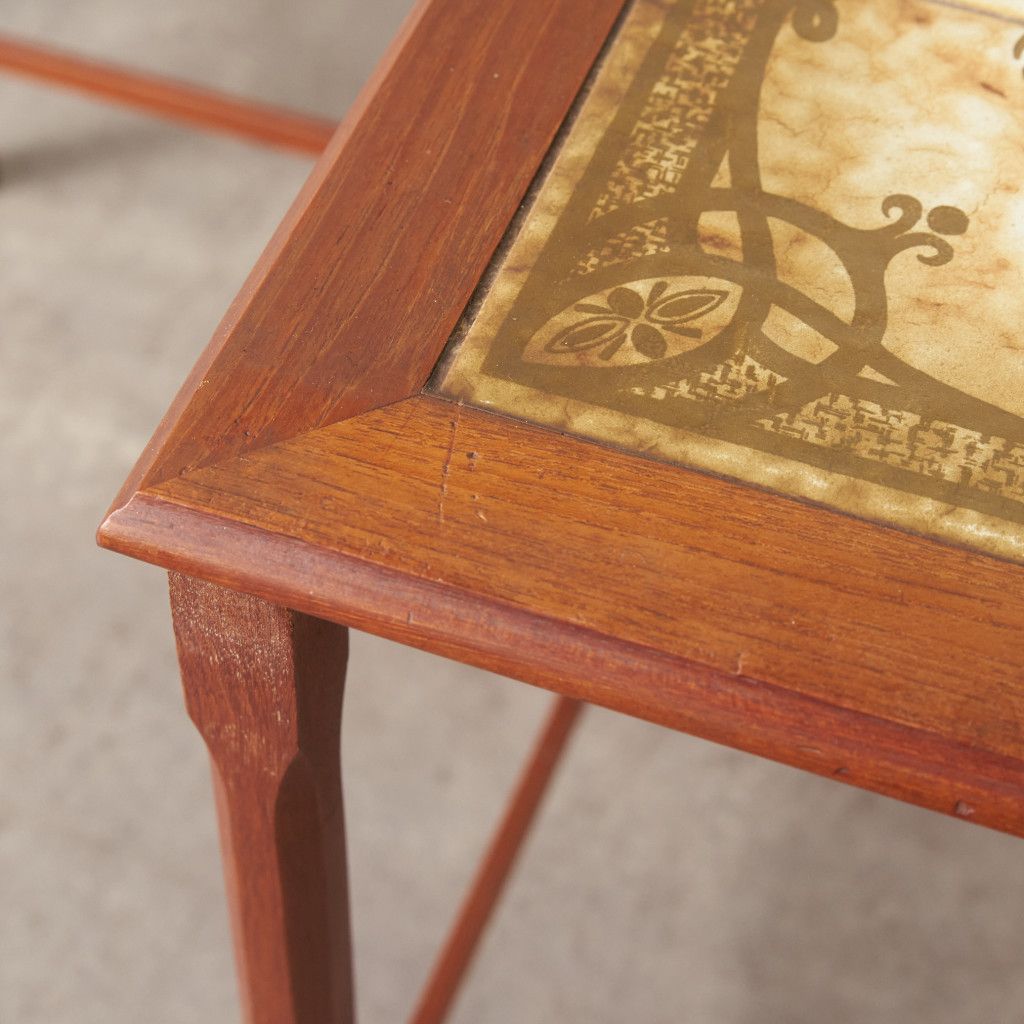 デンマーク製 TOFTEN mobelfabrikken 60s ネストテーブル タイルトップ