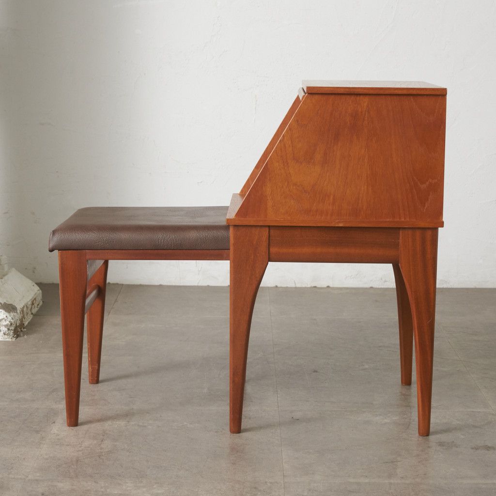 テレフォンベンチ 電話台付き椅子 昭和レトロ ヴィンテージ モダン インテリア CHiPPY ヴィンテージ テレフォンベンチ 英国 ミッドセンチュリー