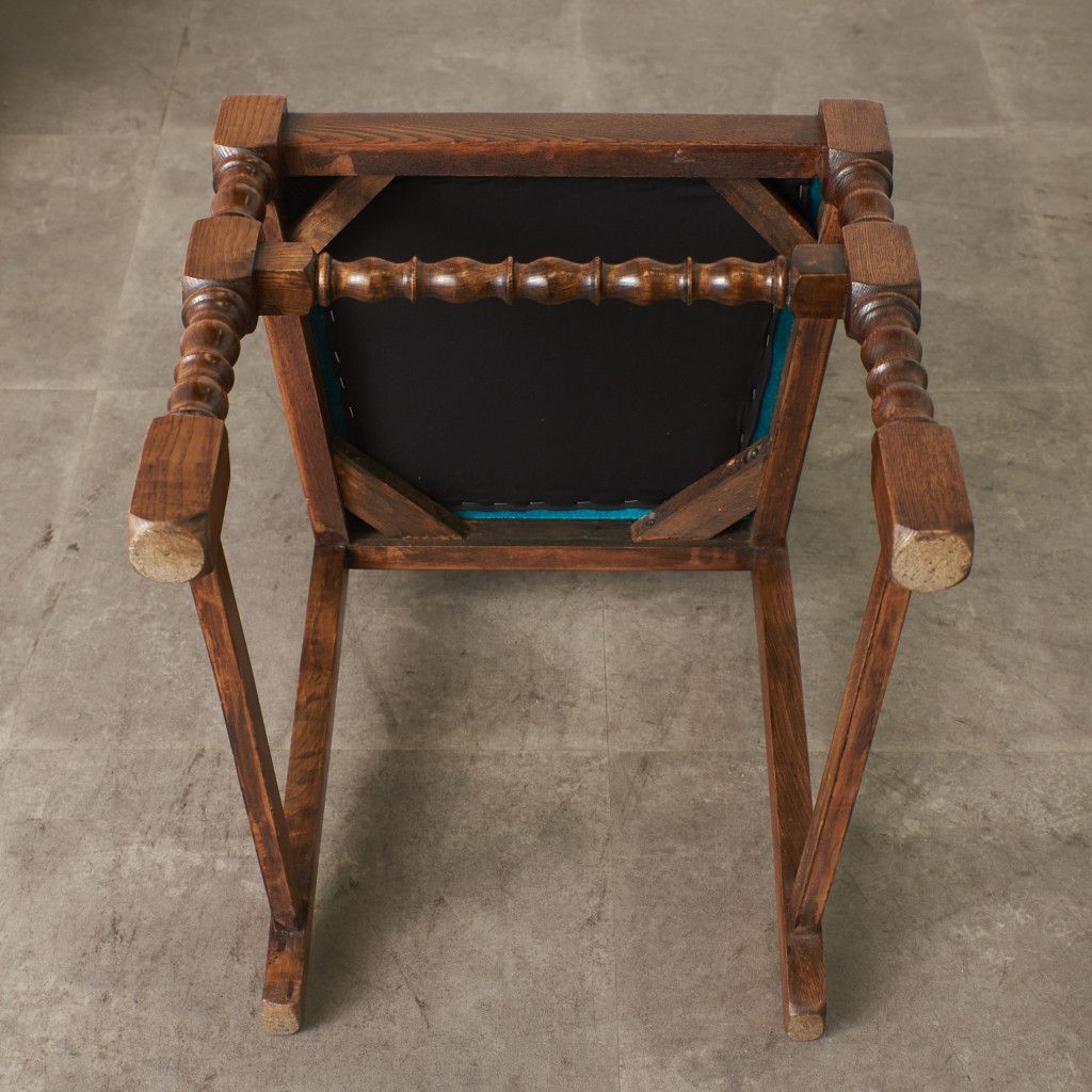 張替済 英国 アンティーク ラダーバック チェア 椅子 ハイバック